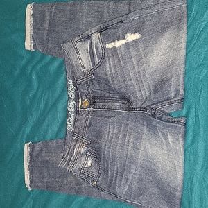 Blue Distressed Jeans